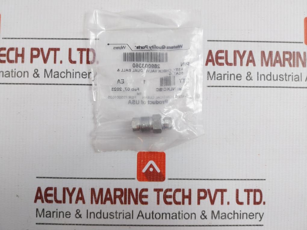 Waters Assembly Check Valve 289003360