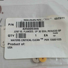 Waters Flanged Seal Part No: 425000388