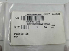 Waters  Flangeless Ferrule 1/16 Wat271023 50 Gm