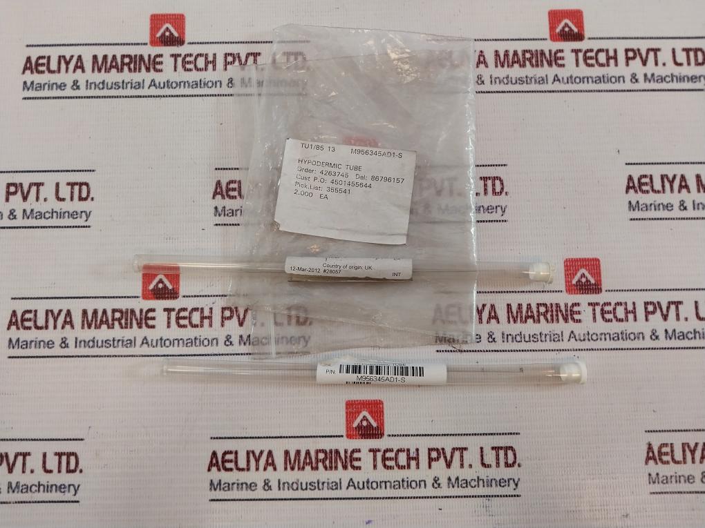 Waters M956345Ad1-s Hypodermic Tube