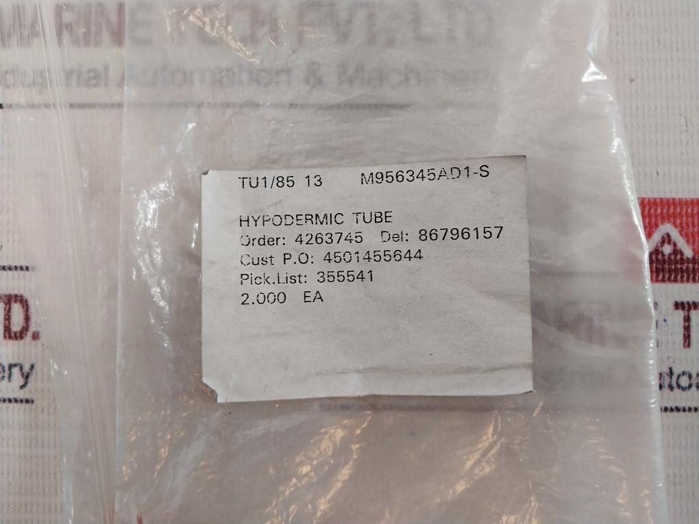 Waters M956345Ad1-s Hypodermic Tube