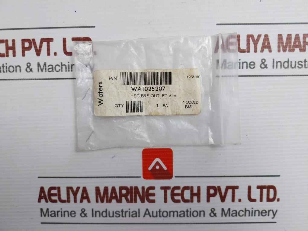 Waters New Ball And Seat Outlet Check Vlv Housing Wat025207