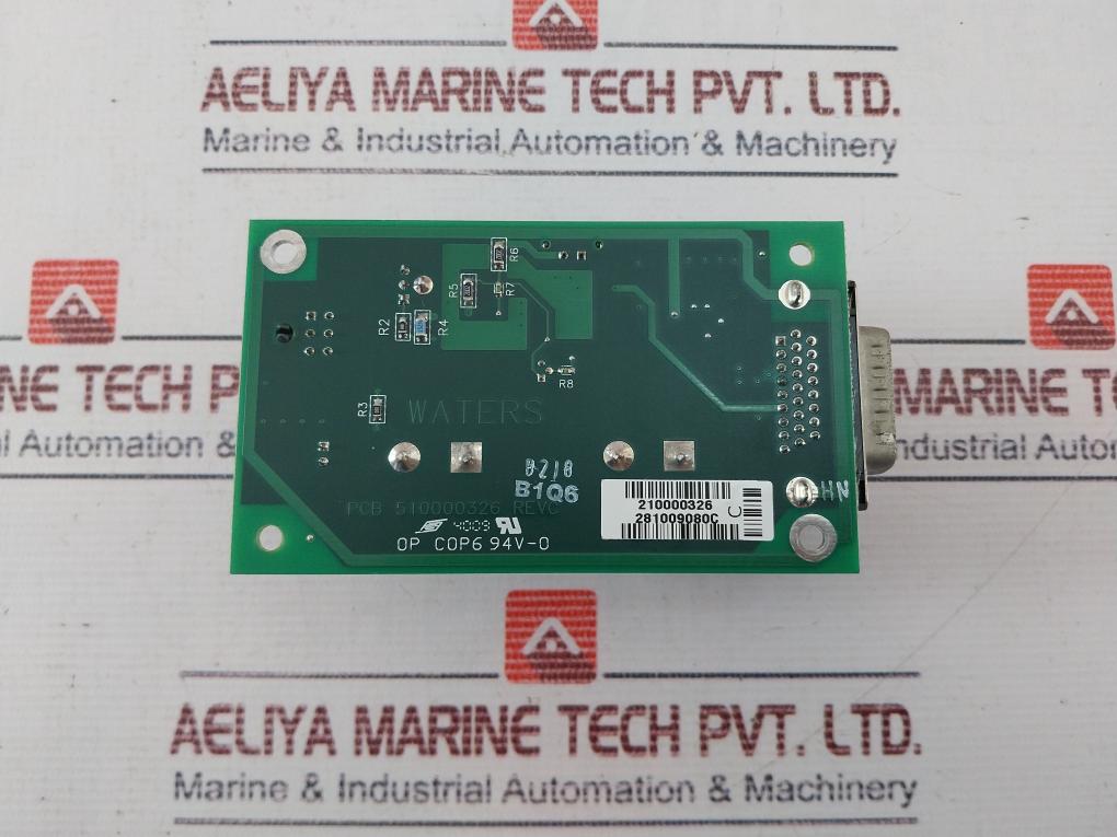 Waters Printed Circuit Board 510000326 With Capacitor Rev C 24V 281009080C