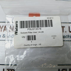 Waters Psl613578 Solvent Filter Inlet 1/4-28