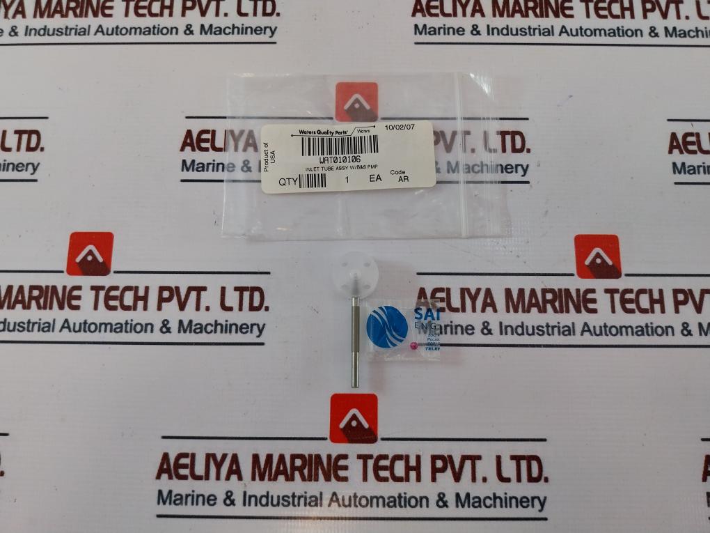 Waters Wat010106 Inlet Tube Assembly W/Ball & Seat Code: Ar