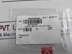 Waters Wat024037 Tfe Natural Tubing 055X.087 Code: Mar