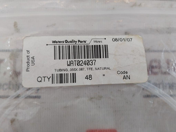 Waters Wat024037 Tubing,.055X.087,Tfe,Natural