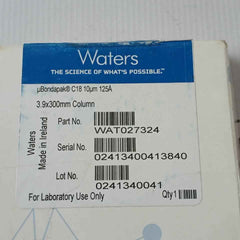 Waters Wat027324 Bondapak C18 Column 10 Micrometer 3.9 X 300mm