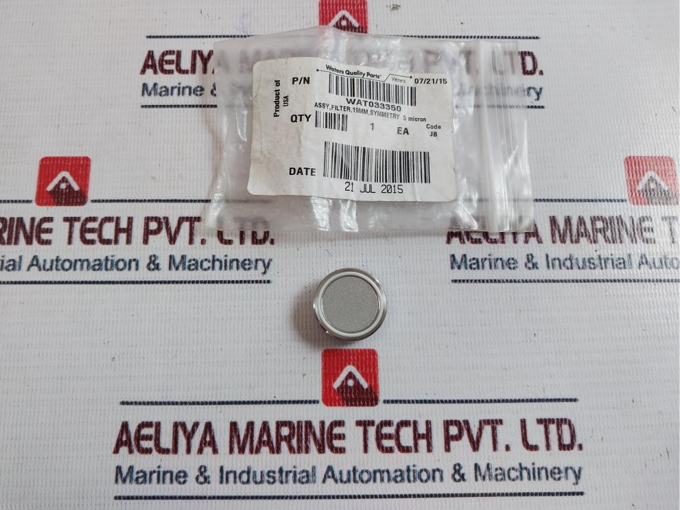 Waters Wat033350, 5 Micron 19 Mm Symmetry Filter Assembly Code: Jb