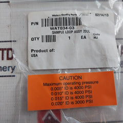 Waters Wat034-03 Sample Loop Assy 20 µL
