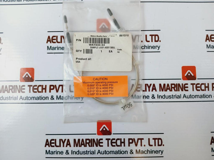 Waters Wat034-04 Sample Loop Assy 50Ul
