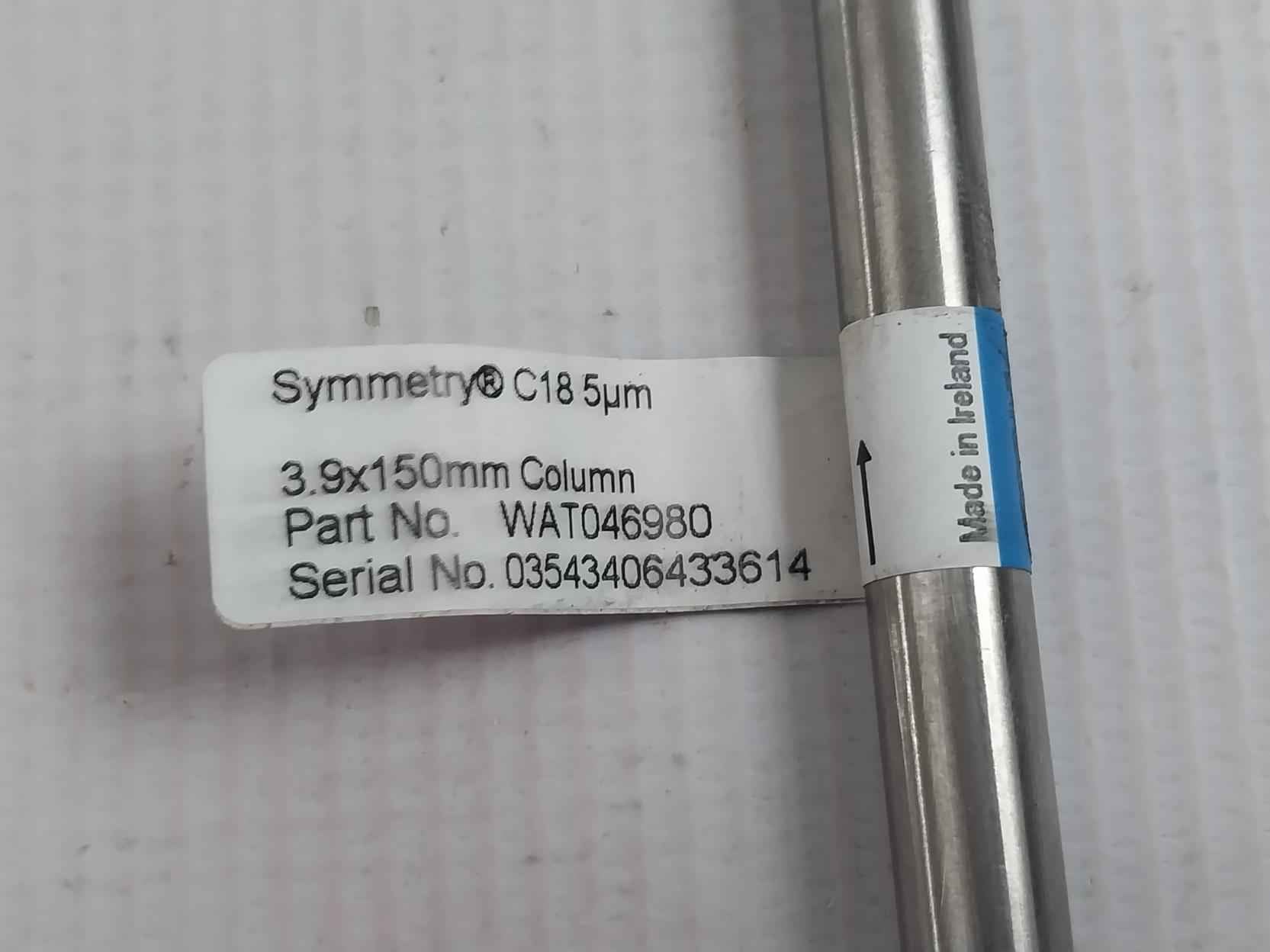 Waters Wat046980 Symmetry Column C18 5 Micrometer 3.9X150Mmwaters Corporation