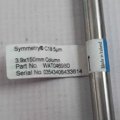 Waters Wat046980 Symmetry Column C18 5 Micrometer 3.9X150Mmwaters Corporation