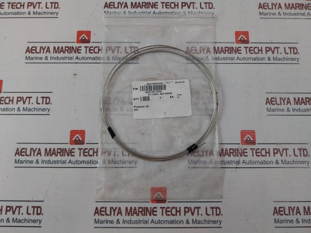 Waters Wat051329 Stainless Steel Tubing .062X.040X60