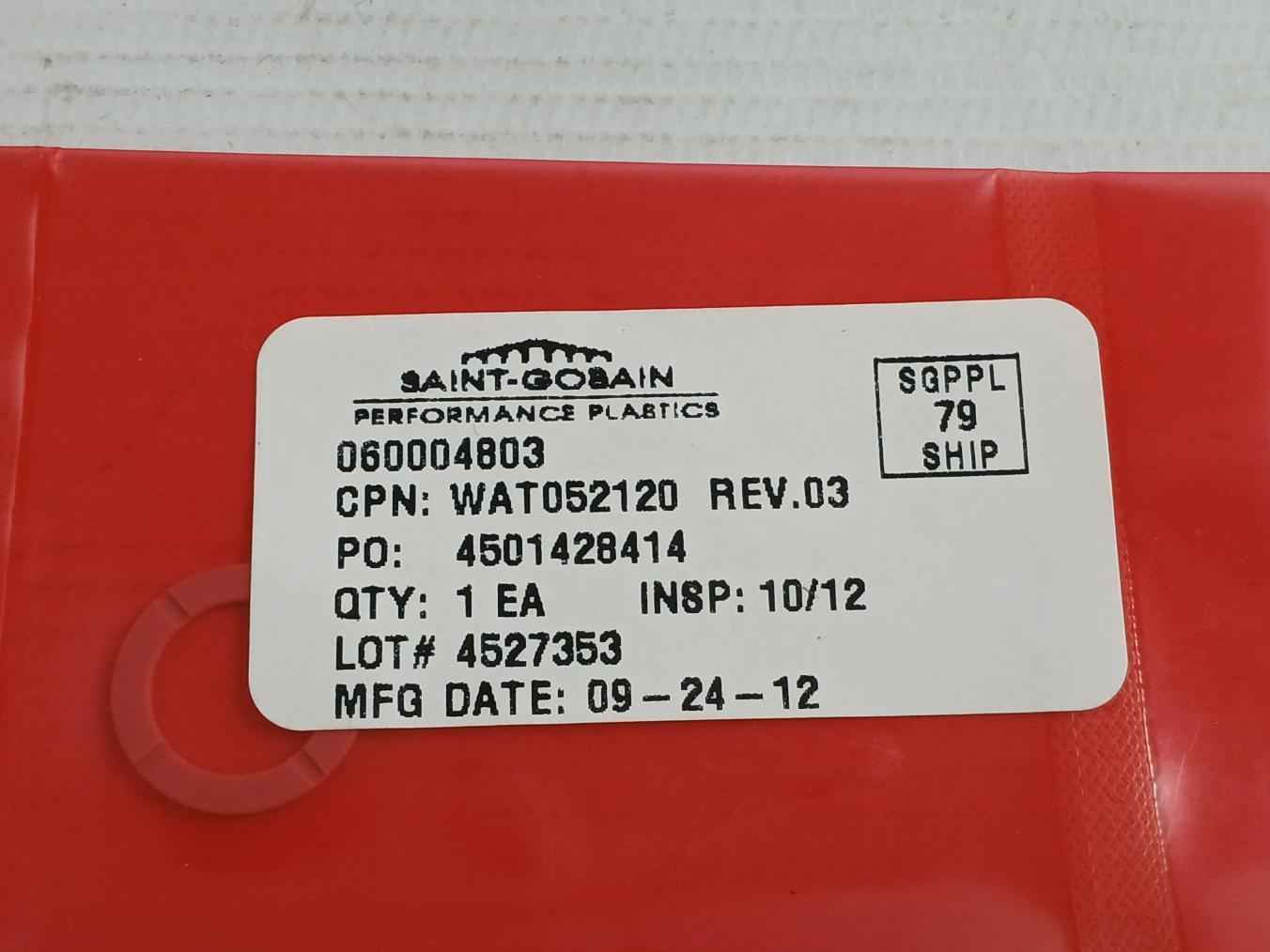 Waters Wat052120 Plunger Bearing Seal With New