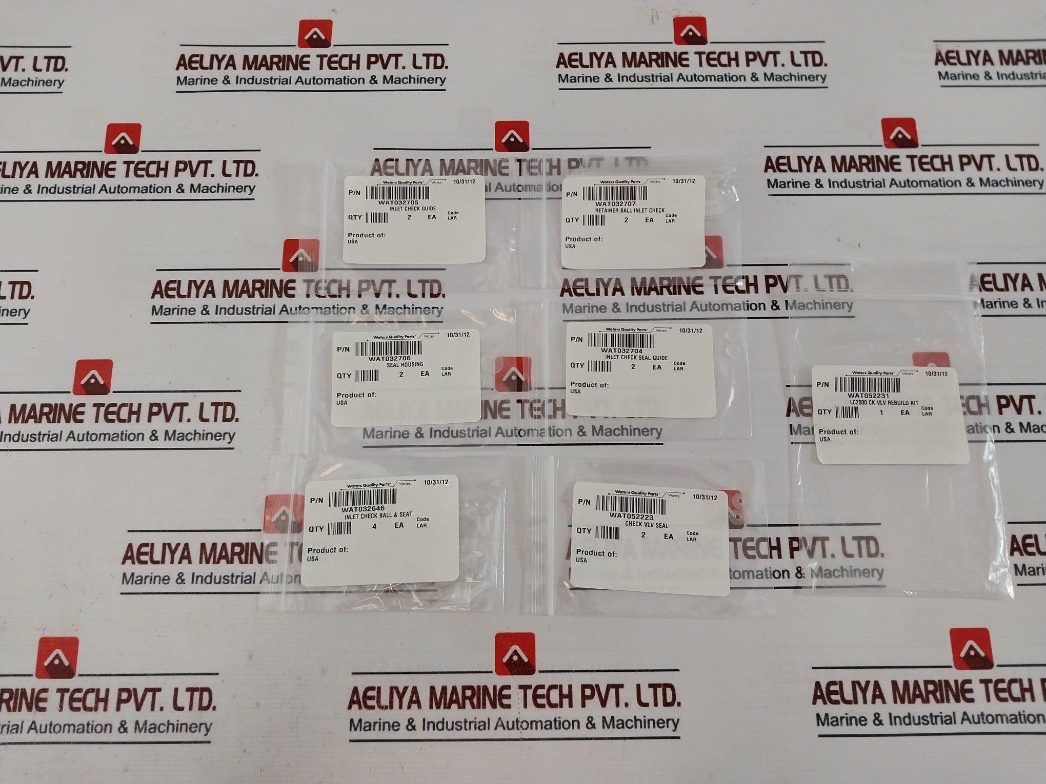 Waters Wat052231 Lc2000 Ck Vlv Rebuild Kit Code: Lar Wat032705/ Wat032706