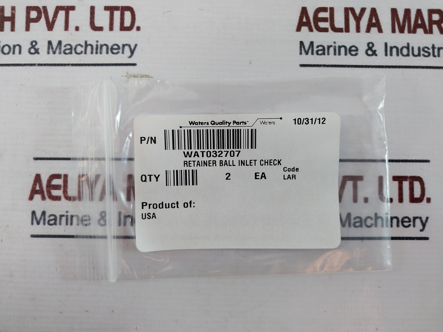 Waters Wat052231 Lc2000 Ck Vlv Rebuild Kit Code: Lar Wat032705/ Wat032706