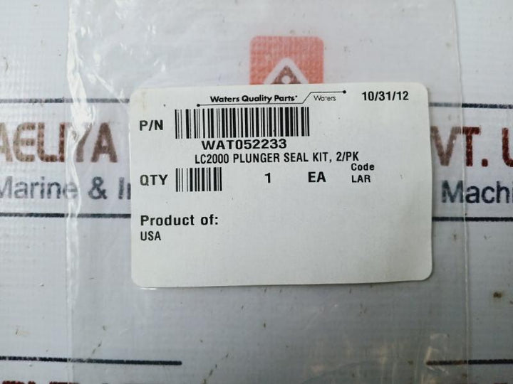 Waters WAT052233 LC2000 Plunger Seal Kit with Bearing, Wash Seal,O-ring, Head Seal