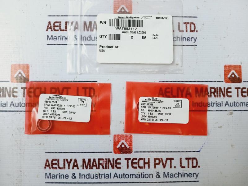 Waters WAT052233 LC2000 Plunger Seal Kit with Bearing, Wash Seal,O-ring, Head Seal