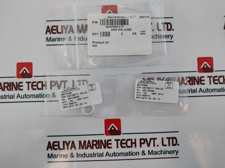 Waters WAT052233 LC2000 Plunger Seal, Teflon O-Ring, Wash Seal, Bearing Kit