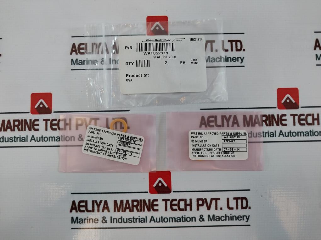 Waters WAT052233 LC2000 Plunger Seal, Teflon O-Ring, Wash Seal, Bearing Kit