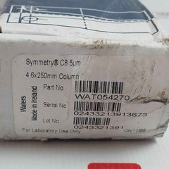 Waters Wat054270 Symmetry Column 4.6 X 250Mm