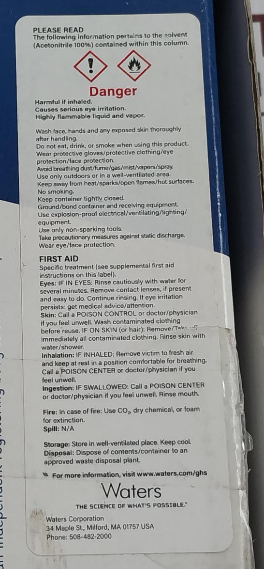 Waters Wat066204 Symmetry Columns 4.6 X 100Mm Eb498