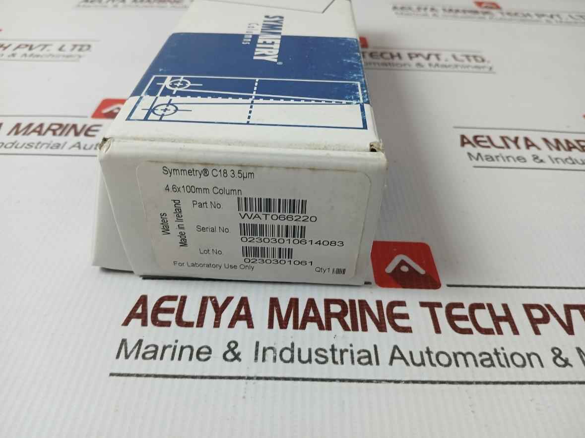Waters Wat066220 Symmetry C18 Column 4.6X100Mm 3.5 Micrometer