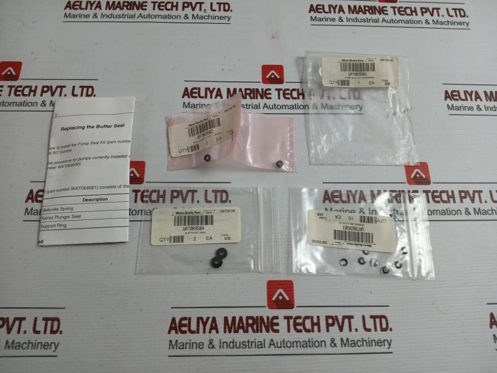 Waters Wat069581 Pump Seal Kit W/Spring With New Condition