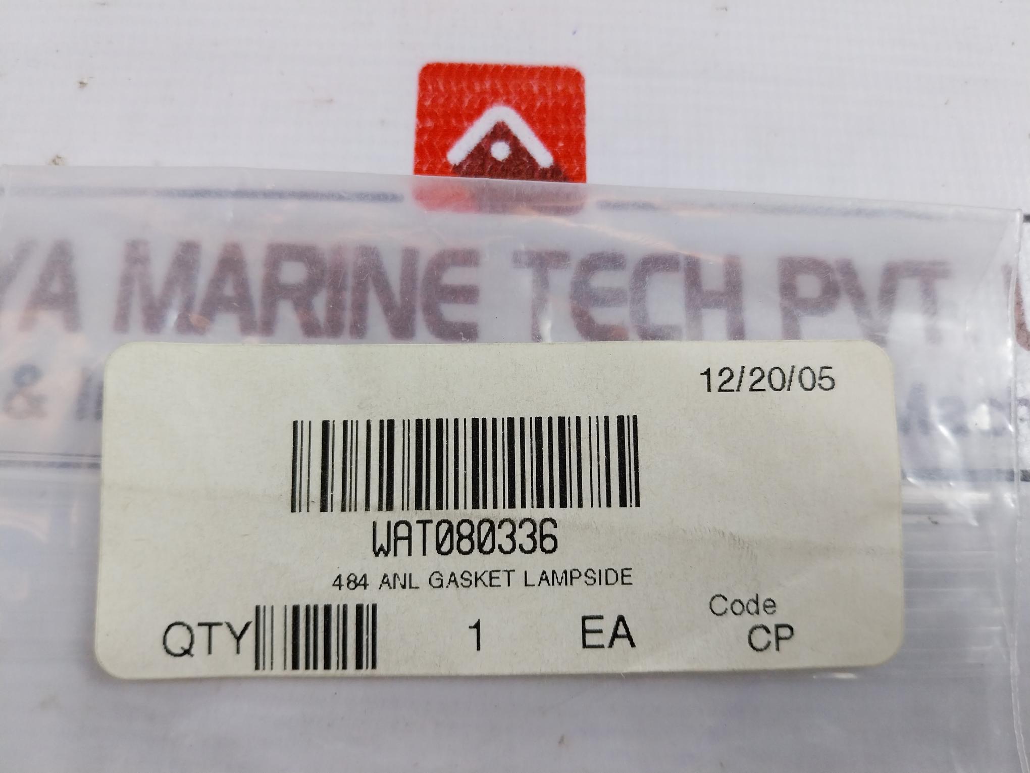 Waters WAT080336 484 ANL Gasket Lamp Side Code: CP