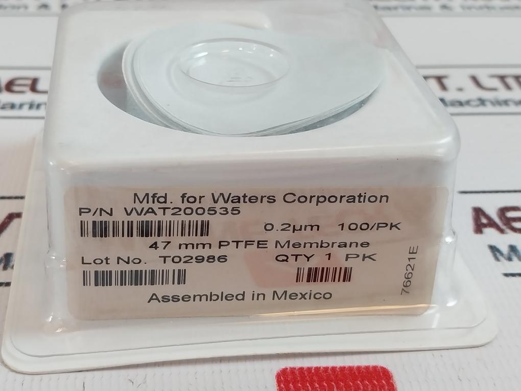 Waters Wat200535 Ptfe Cr Solvent Filter (Membrane Filter), 47 Mm, 0.2 µM, 100/Pk