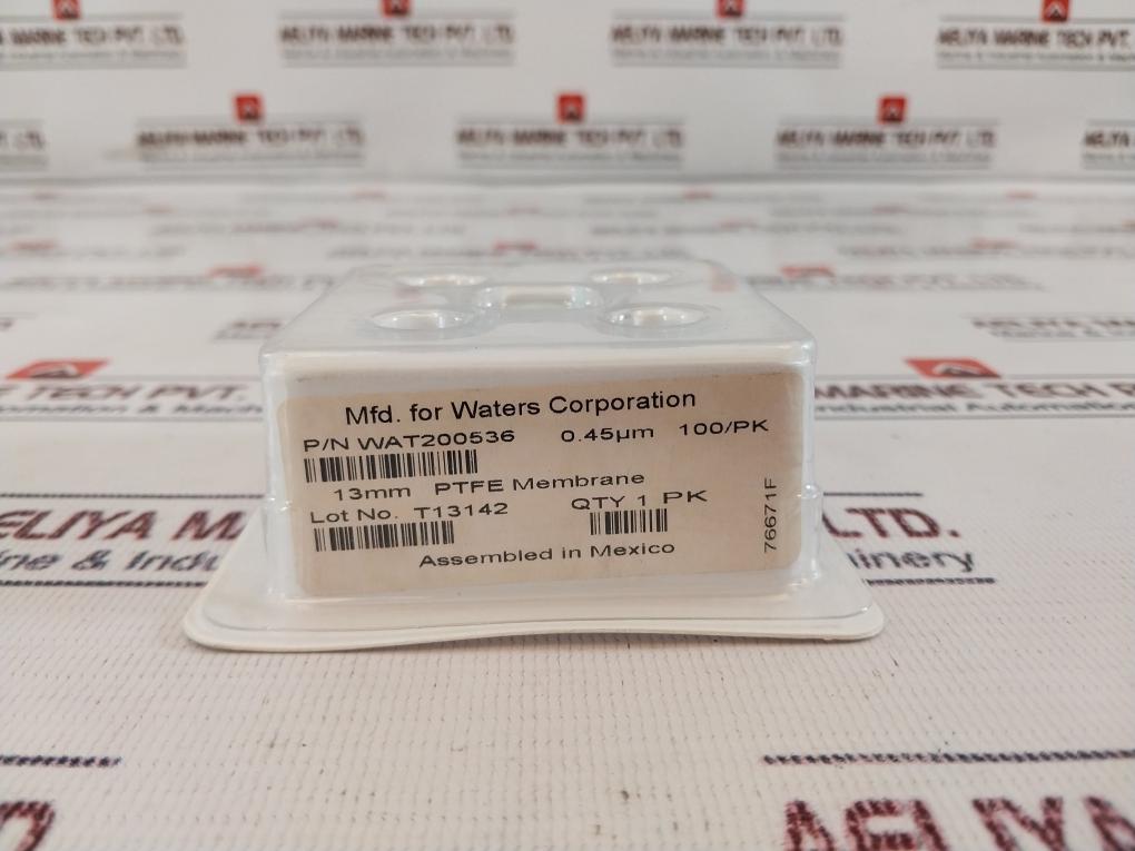 Waters Wat200536 13Mm Ptfe Solvent Filter Kit 0.45µM 100/Pk
