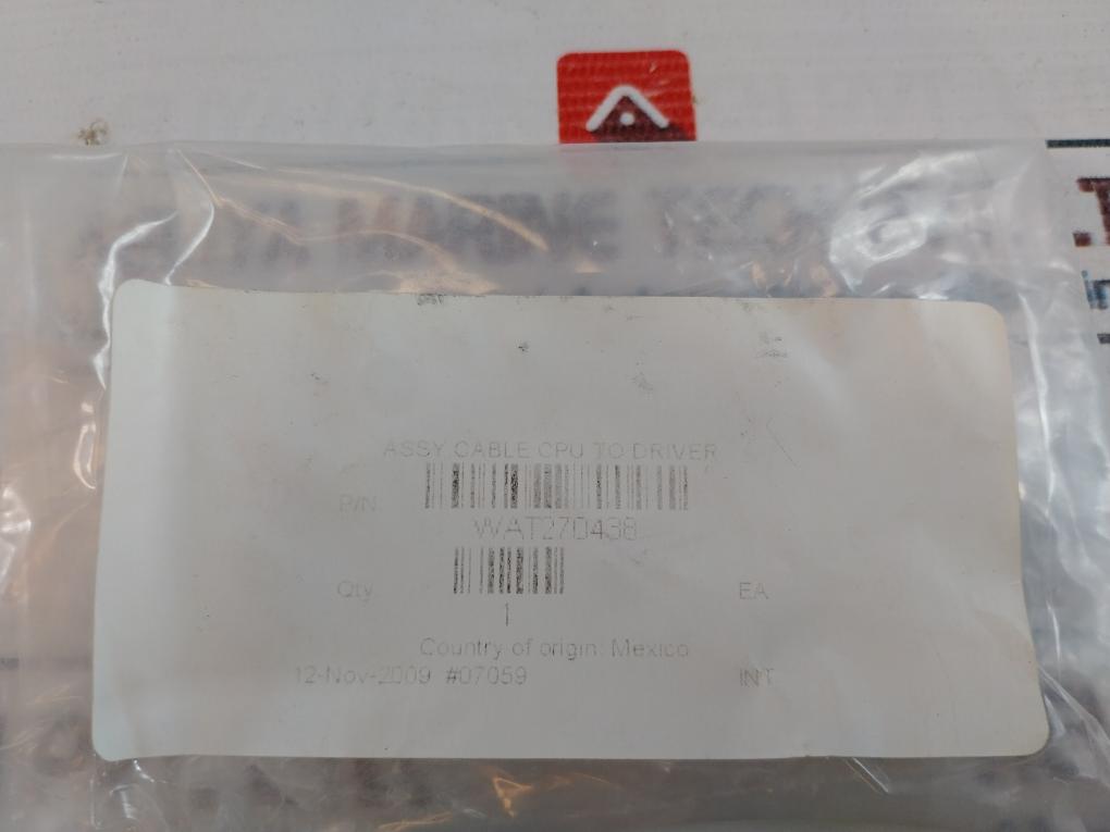 Waters Wat270438 Assy Cable CPU To Driver 270438 Rev 2