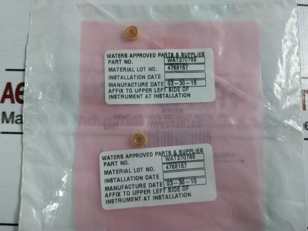 Waters Wat270789 Seal, 1/8” Fluoroloy-g Mini Fl Raw Material