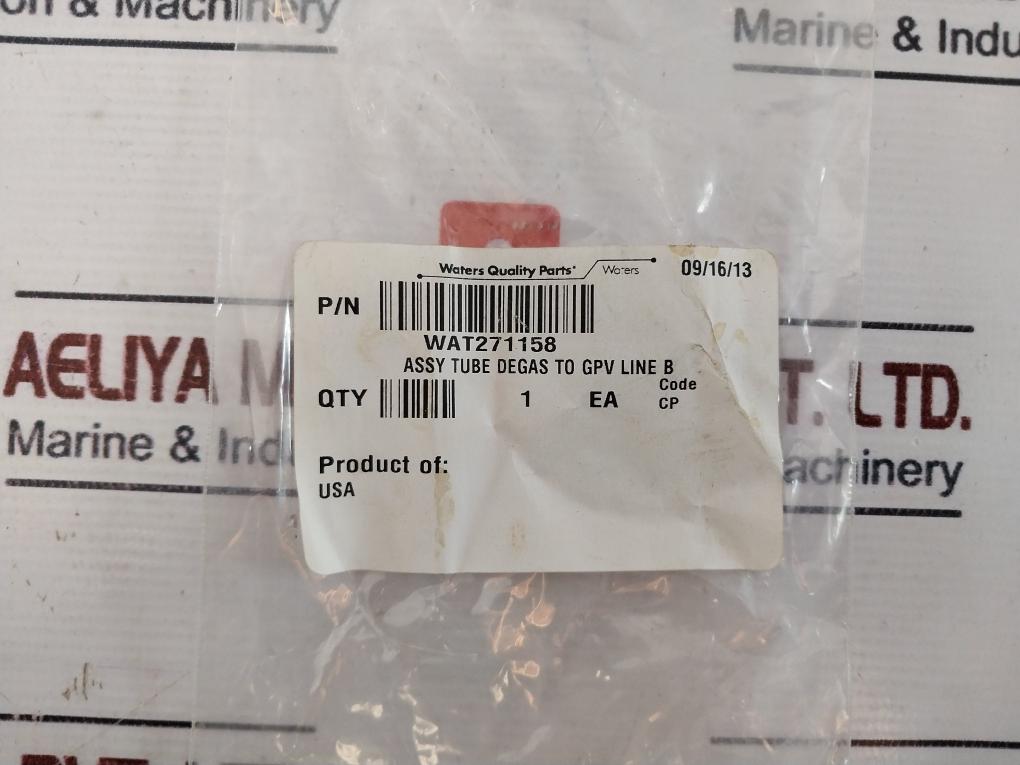 Waters WAT271158 Assembly Tube Degas To Gpv Line B
