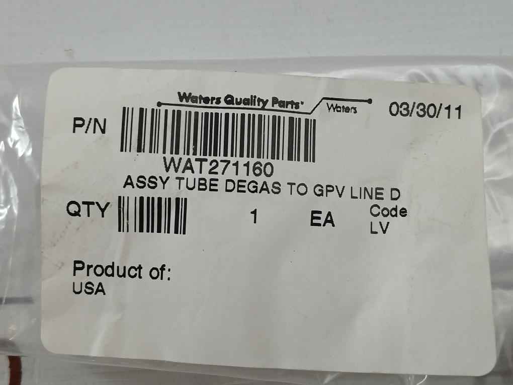 Waters Wat271160 Degasser To Gpv Line Tube Assembly