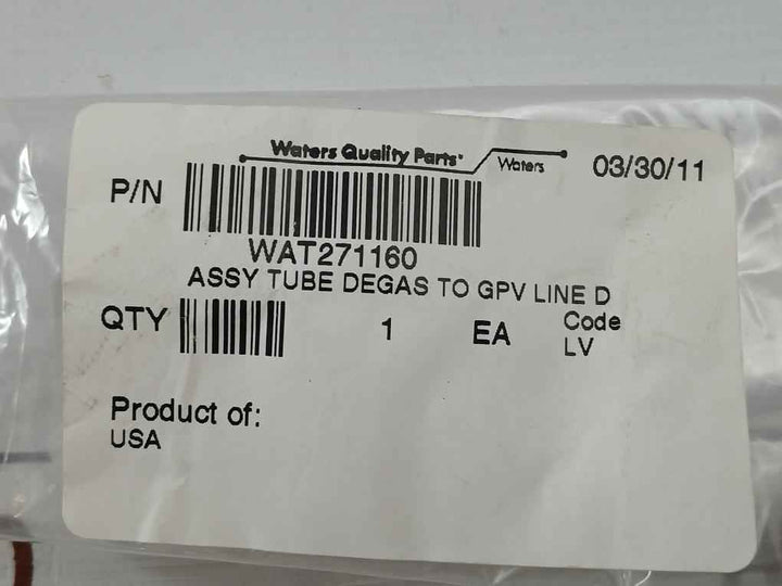 Waters Wat271160 Degasser To Gpv Line Tube Assembly