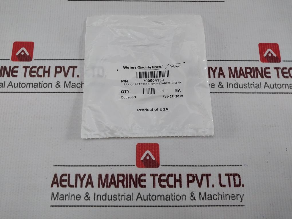 Waters 289003706 I2V Cartridge Check Valve Hexane/Thf Kit 700004139