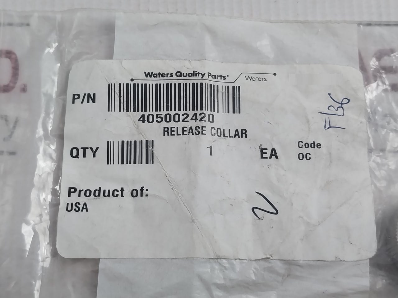 Waters 405002420 Release Collar