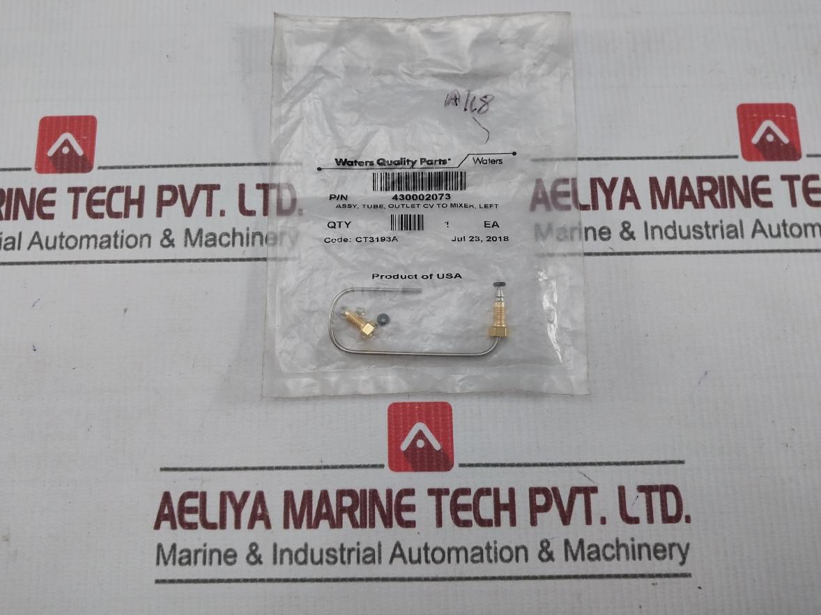 Waters 430002073 Assy, Tube Left Oultlet Cv To Mixer