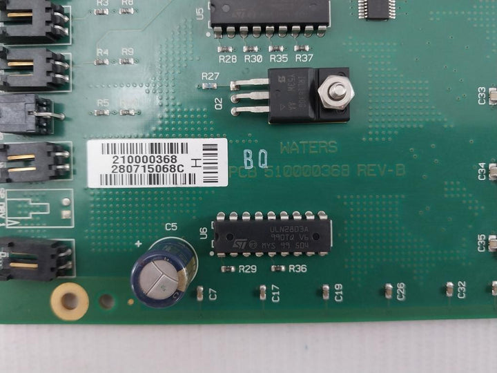 Waters 510000368 Printed Circuit Board Rev-b 94V-0