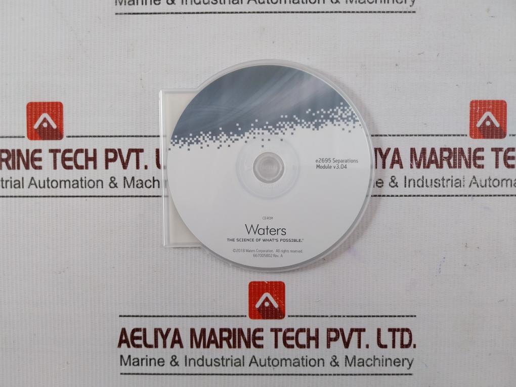 Waters 667005802 E2695 Separations Module Cd-rom Rev-a