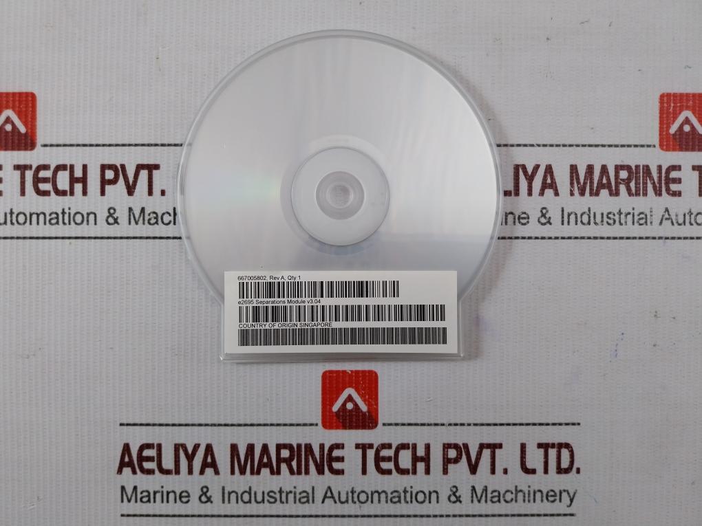 Waters 667005802 E2695 Separations Module Cd-rom Rev-a