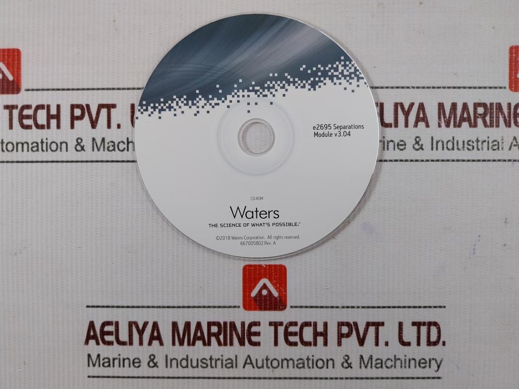 Waters 667005802 E2695 Separations Module Cd-rom Rev-a