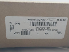 Waters 700003159 Heater Bypass Tube Assy Long 430001635 1/4 Hex 304 Ss