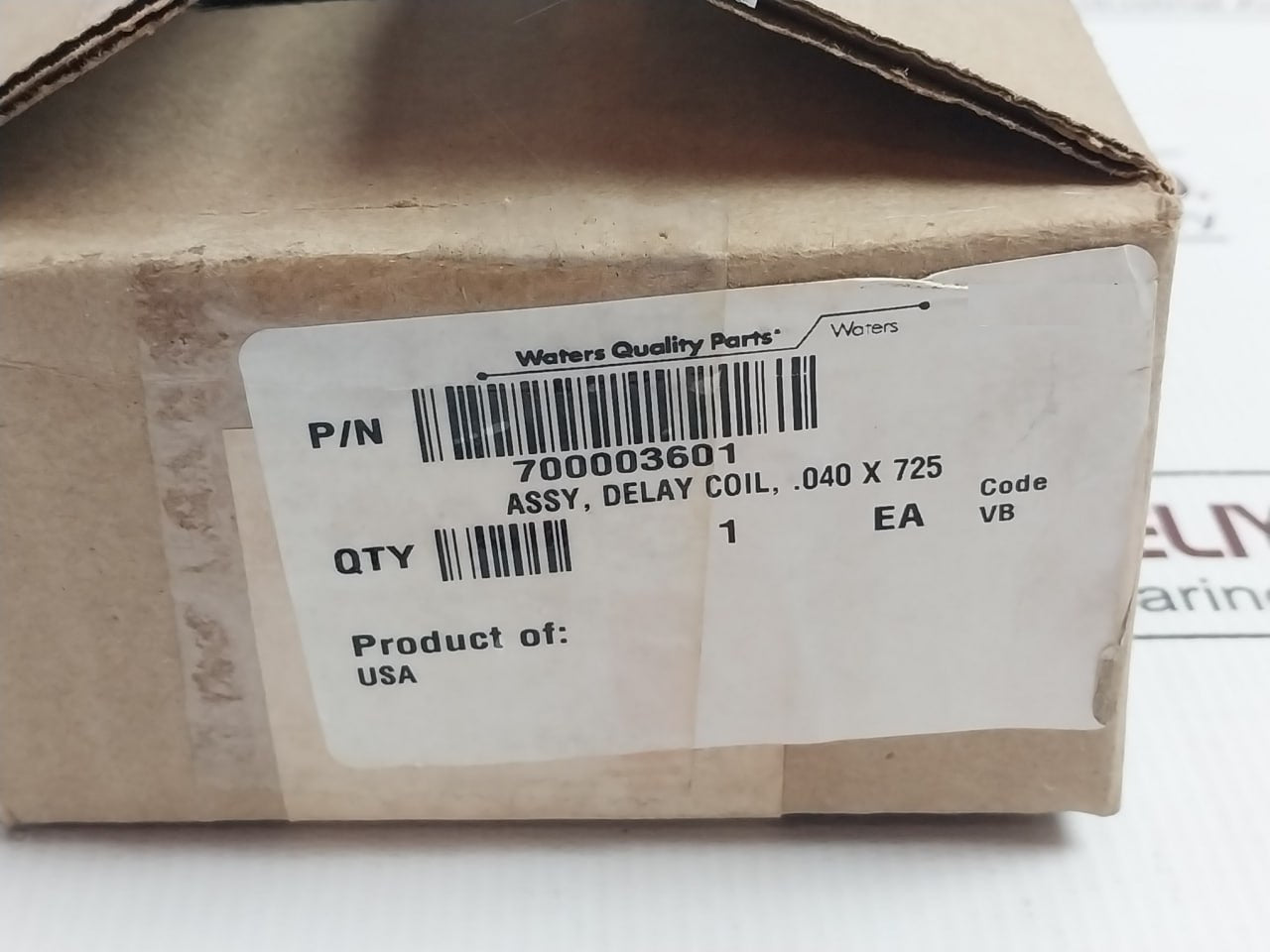 Waters 700003601 Delay Coil Assembly Size .040 X 725