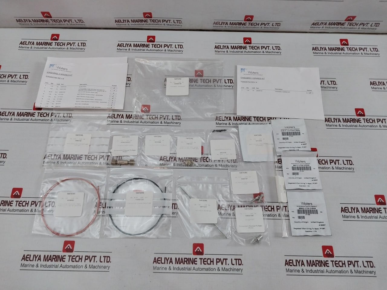 Waters 700005702 Ionsabre Ii Spares Kit Complete O-ring Tubing & Hardware Set