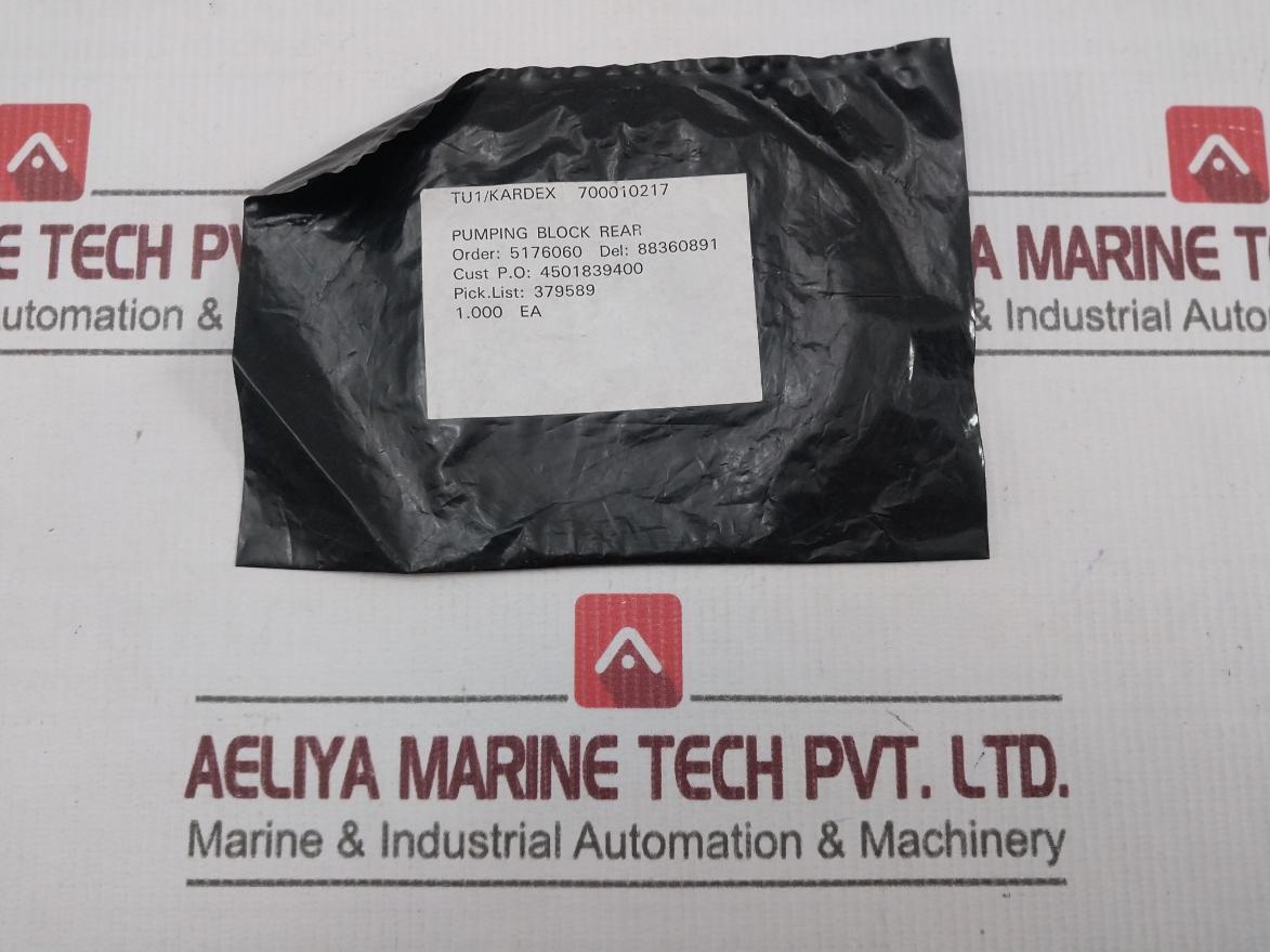 Waters 700010217 Pumping Block Rear Gasket