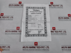 Waters 700010317 Prefilter Feedthrough Rev-c