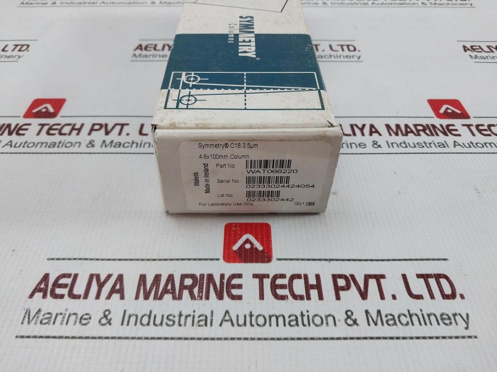 Waters Wat066220 Symmetry Column 3.5µM C18 4.6 X 100Mm